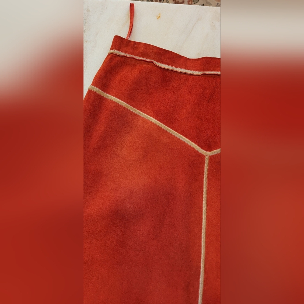 Rare Vintage Bonnie Cashin Leather Skirt - Picture 10 of 15